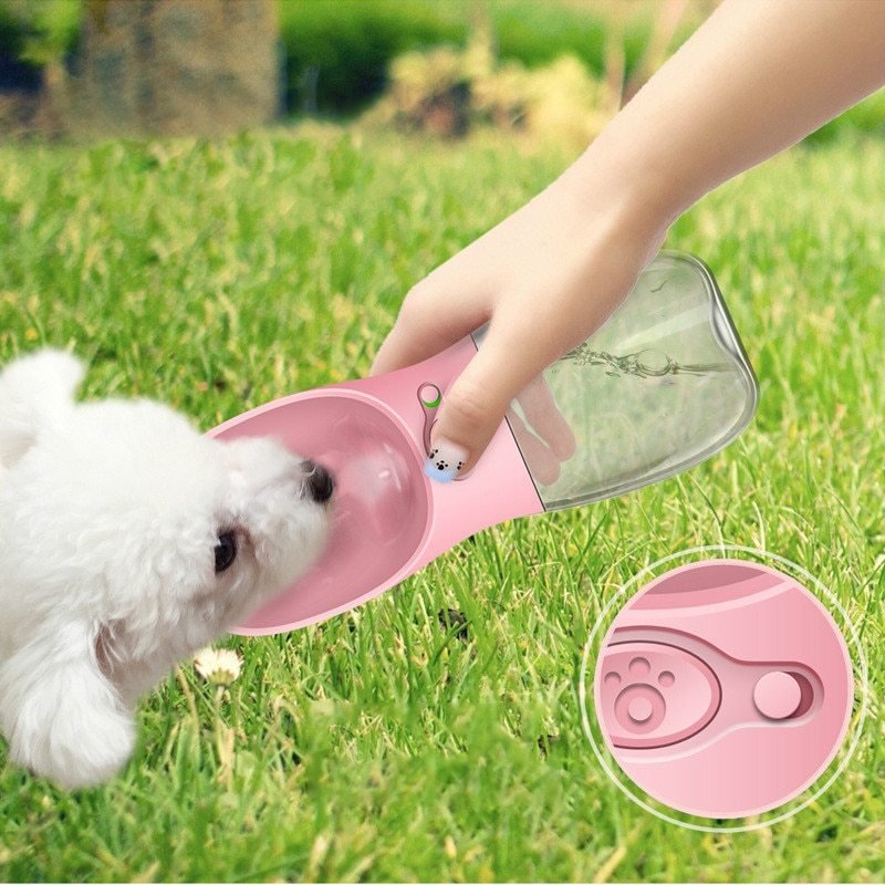 Portable Dog Water Bottle for Walking, Hiking & Travel | Furtastic Finds - Fur - tastic Finds Pet Boutique